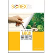 ETIKETE SOREX FI 60MM