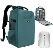 K&F Multi functional Haedshell Camera Backpack Blue