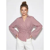 Bianco Lucci Bluza Hemden rdeča/bela