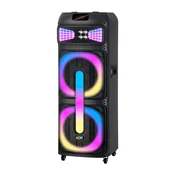 NDR Bluetooth zvucnik NDR-2250, 100W, 2x12, 2 mikrofona, Crni