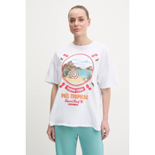 Pamucna majica Rip Curl COVE HERITAGE za žene, boja: bijela, 0FLWTE