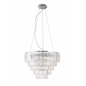 MAXLIGHT P0260 - Luster na sajli MONACO 15xG9/40W/230V precnik 60 cm hrom