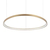 Ideal Lux - LED luster na sajli GEMINI LED/78W/230V 2700K precnik 105 cm CRI 90 mesing
