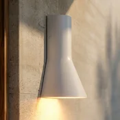 Lucande LED-stenna svetilka za zunanjo uporabo Zephy, svetloba navzgor/navzdol, - Sodobni - svetlo siva - Aluminij