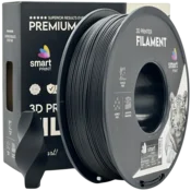 Smart Print 5x PLA Meta Črna Filament 1.75 mm - Smart Print Biološko Razgradljiv PLA (1kg Kolut)