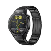 INF Združljiv jekleni pašček za uro HUAWEI GT5 Pro - 22 mm nadomestni pašček Black, (5000090725)