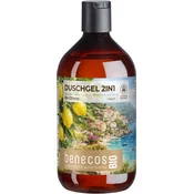 Benecos 2u1 gel za tuširanje s bio limunom - Summer Edition - 500 ml