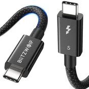 Blitzwolf Kabel BLITZWOLF BW-HDC8 USB-C–USB-C, 1,5 m, 240 W (črn)
