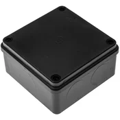 shumee Nadometna doza S-Box 116C - 100x100x50, brez uvodnic, črna IP65