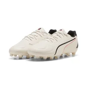 PUMA KING 20 MATCH FG/AG Football Boots Youth, Age, Sugared Almond/Black/Ultra Red, 34.5