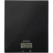 Bomann kuhinjska tehtnica digitalna, 5kg, stabilno steklo, visoka natančnost