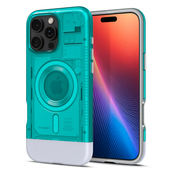 Ovitek Spigen Classic C1 MagFit za iPhone 16 Pro - bondi blue