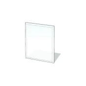 Steklo pod kaminom 1200x1000x8 mm pravokotnik