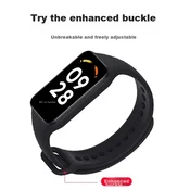 Chensong Zamenska narukvica za pametni sat za Xiaomi Smart Band 8, Crna