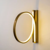 Opviq Halka 13305 Zidna lampa, Zlatna