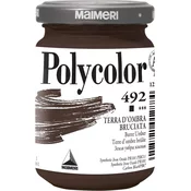 Maimeri Vynil Polycolor Akrilna barva Burnt Umber 492 140 ml 1 kos