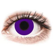 CRAZY LENS - Solid Violet - dnevne leče z dioptrijo