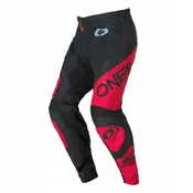 ONeal Element Racewear hlače črne/rdeče 36