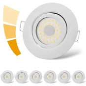 Cloksh – vgradni led reflektor 6 w 6 kosov