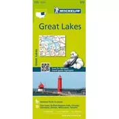 Michelin Great Lakes Map