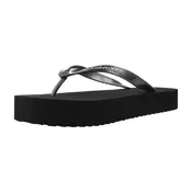 Calvin Klein Jeans Chanclas Mujer Modele Flatform Flip Flop Met T Črna