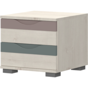 JELA Nocni stocic JOY-NS2 - kolekcija Joy - Polarni bor/Joy - 44x39x46 cm