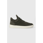 Tenisice od brušene kože Filling Pieces Low Top Suede boja: zelena 10122791325