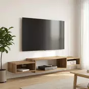 TV ormar za montažu na zid Zidna montaža Hrast artisan
