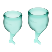 Satisfyer - Feel Secure Menstrual Cup Set Dark Green