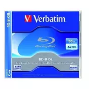 VERBATIM BD-R MEDIJ 5PK DL JC (43748)