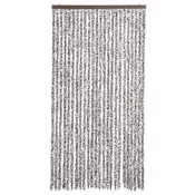 Zastor protiv muha smeda i bež 100 x 200 cm od šenila