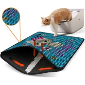 Aberto Design Prostorika za toalet za macke Nrszn0066, 45 x 60 cm, Tirkizna