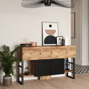 Hanah Home Komoda 138,8x83,6x43,3cm Bež