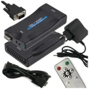 Pretvornik videa in zvoka iz VGA v SCART/Euro