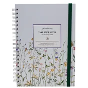 Blok kolegij A4 crte 120L s gumicom Flowers 1 Marker 2412