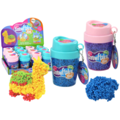 slomart LEAN TOYS Squishy masa iz stiropornih kroglic, nebesko modra