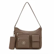 Torbica za čez ramo LS Collection - krem