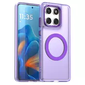 Hibridni ovitek Techsuit CandyCase MagSafe za Motorola Edge 60/Edge 60 Fusion - purple