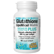 Natural Factors – Liposomalni matriks glutationa 300 mg (90 mehkih kapsul)
