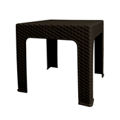 Vrtna miza Bistro Ratan, 42 x 48 x 48 cm, wenge