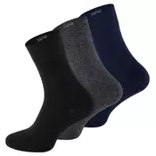 Clark Crown 3 pari premium poslovnih moških nogavic C.Crown, enobarvne 2138