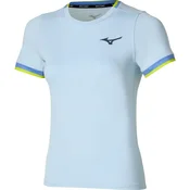 Ženska majica Mizuno  Stargazer Short Sleeve Tee  Ice Water  XS