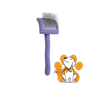 Tauro Pro Line Brush Curved Retangular Purple L, Zakrivljena Drvena Cetka