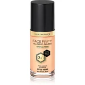 Max Factor Facefinity All Day Flawless tekoči puder 3v1 odtenek 33 Crystal Bež 30 ml