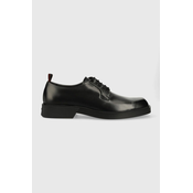 Kožne cipele HUGO Iker za muškarce, boja: crna, 50503649
