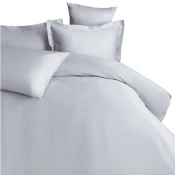 Issimo Satenska napenjalna rjuha SIMPLY ICE GREY 180x200 + 50x70(2). ISSIMO HOME, siva