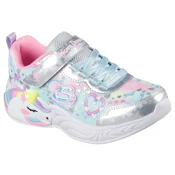 Skechers Patike za devojcice S Lights-Unicorn Dreams-Hear, 303063L-SMLT, Srebrne