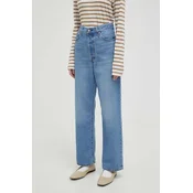 Traperice Levis RIBCAGE STRAIGHT ANKLE za žene, visoki struk