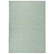 shumee vidaXL Zunanja preproga, ravno tkana, 200x280 cm, turkizna