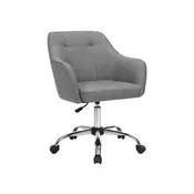 Songmics Pisarna stol 65x69x83-93 cm siva